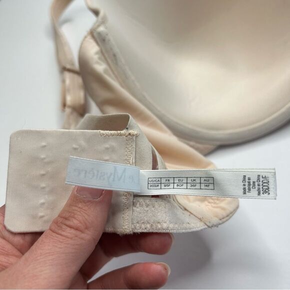 Le Mystere Cream lined Bra 36DDD 36F - Picture 11 of 13